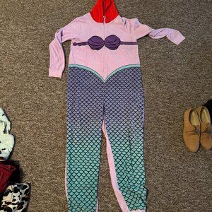 Disney Little Mermaid Women's Onesie Pajamas Costume XL